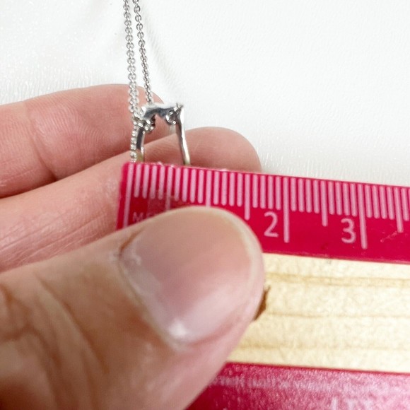 Sterling Silver 925 Black Onyx Cabochon Pendant Necklace Scroll Filigree New - Picture 12 of 13